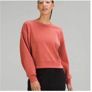 Lululemon Athletica Perfectly Oversized Cropped Crew Softstreme
